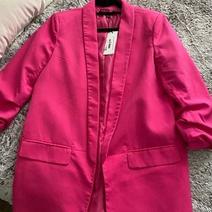 Hot pink blazer